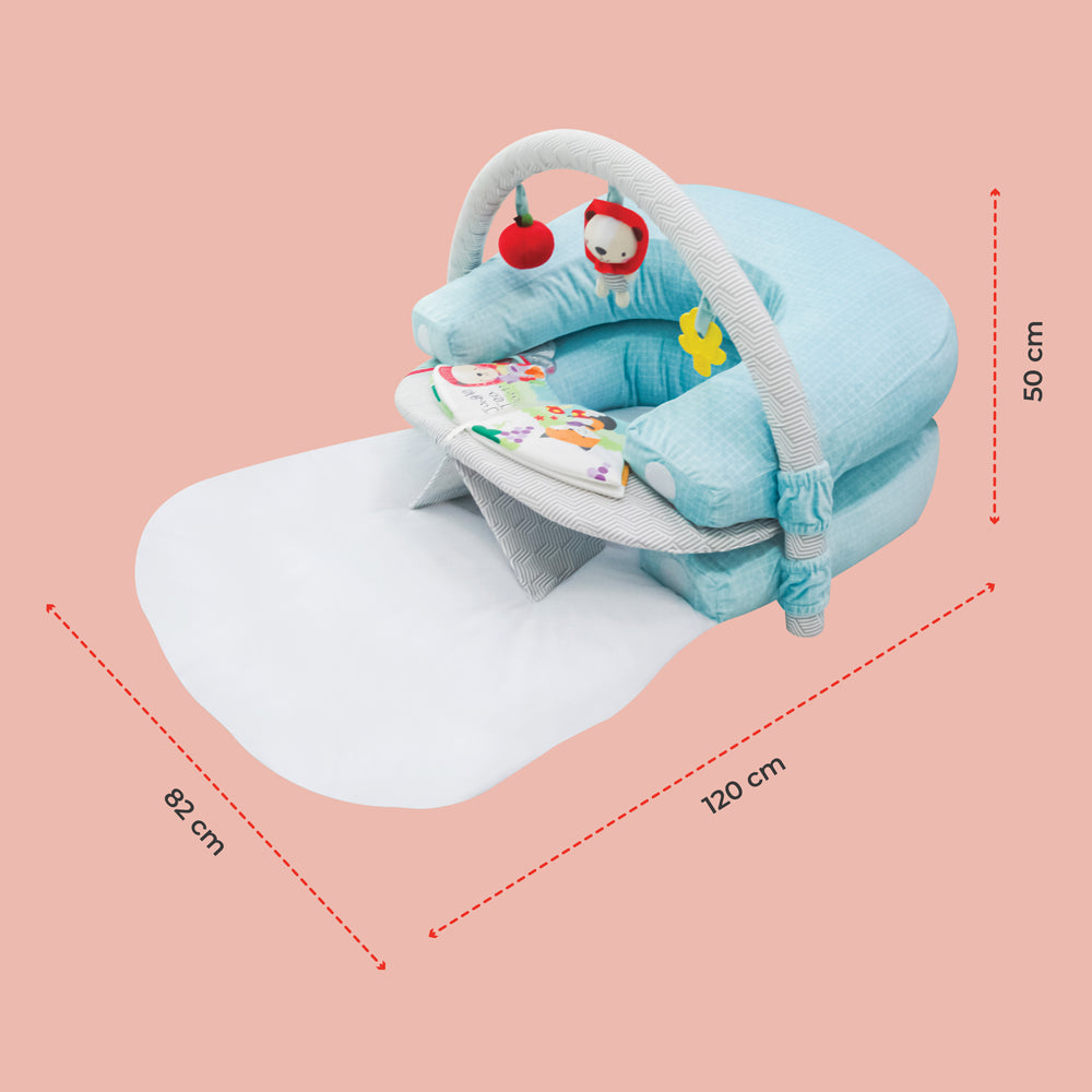 MOON Sit,Feed,Nap n Play -Blue