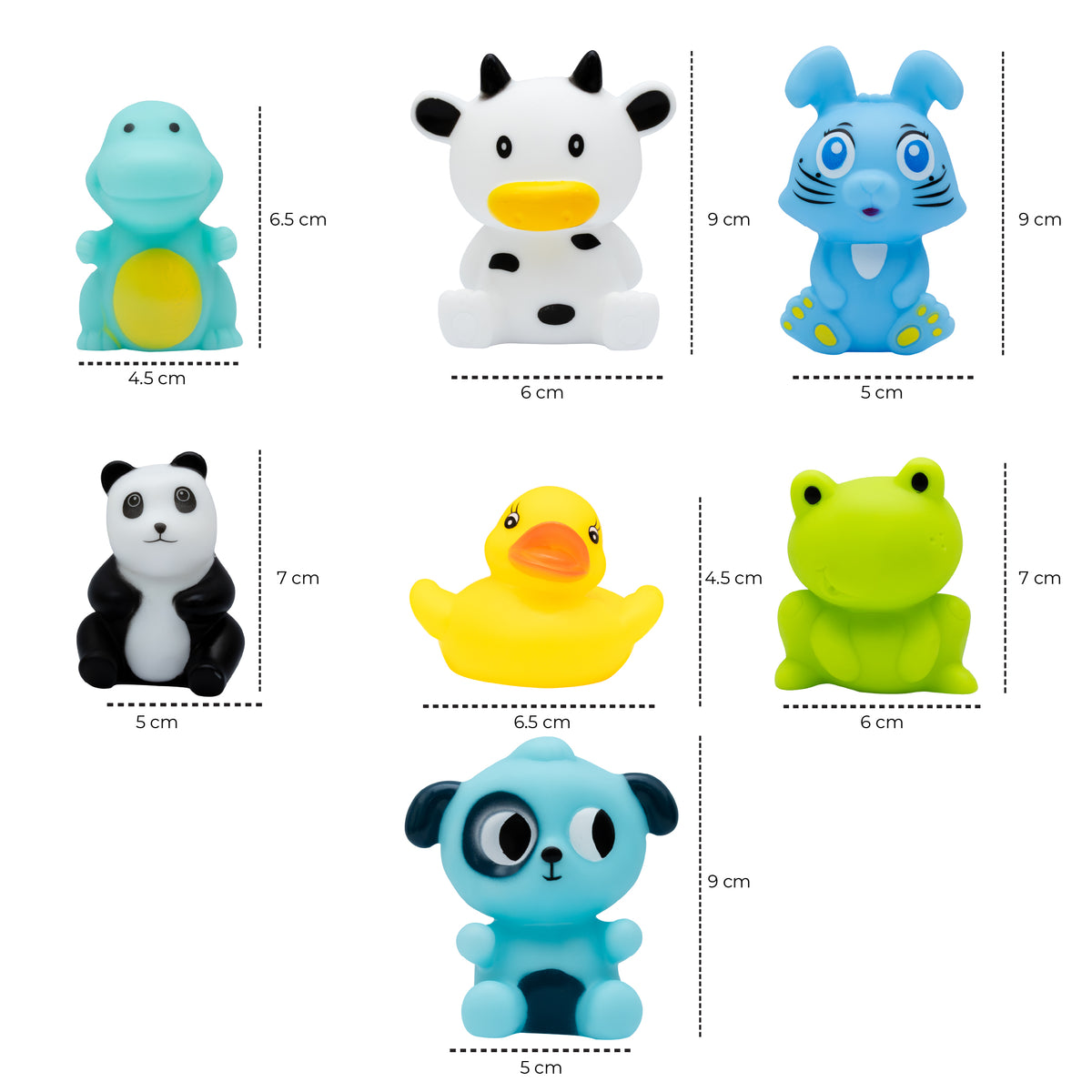 The Moon Brand Splash and Play Baby Bath Toys with Squeaker for Toddlers| Safe & Non-Toxic Bath Time Fun for Babies — The Moon Brand product image