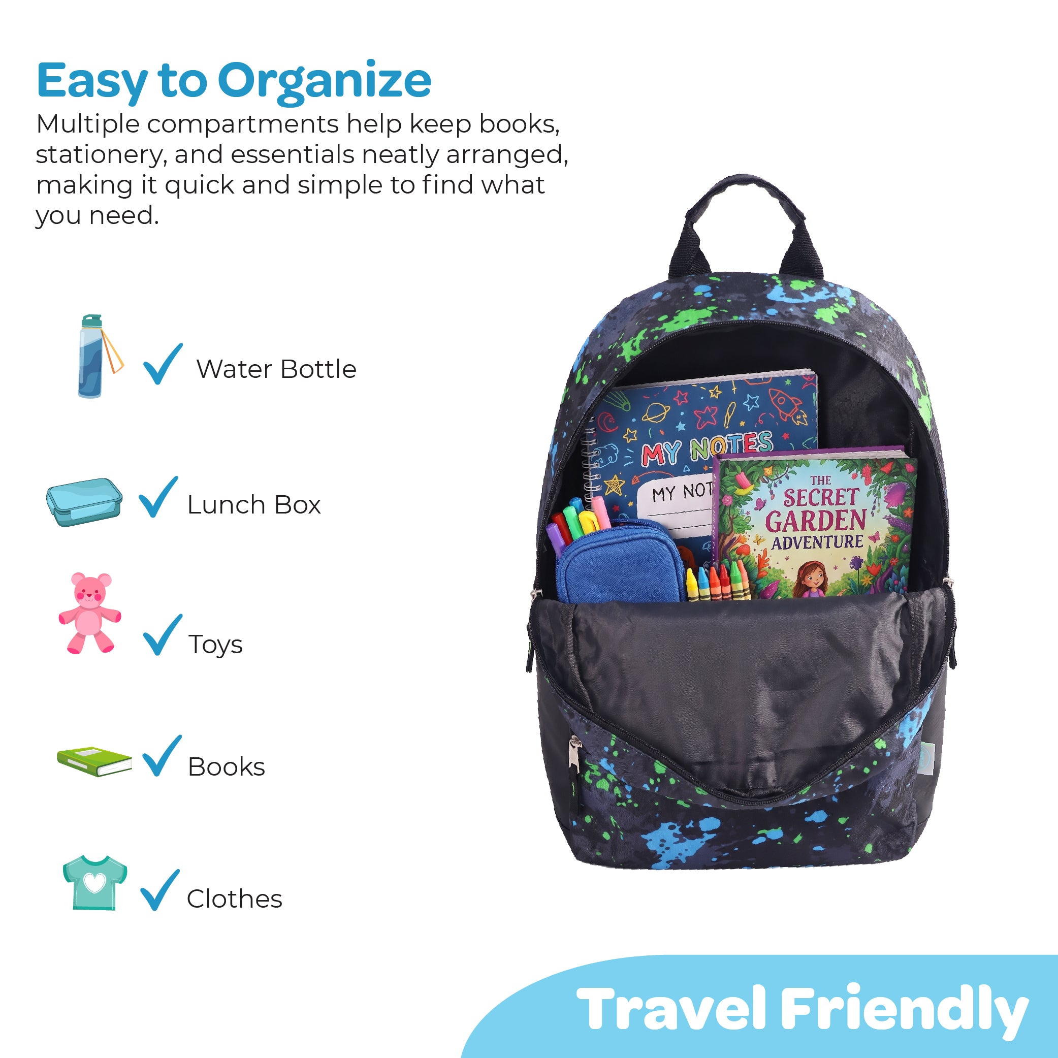 MOON  3 in 1 Kids Backpack Set