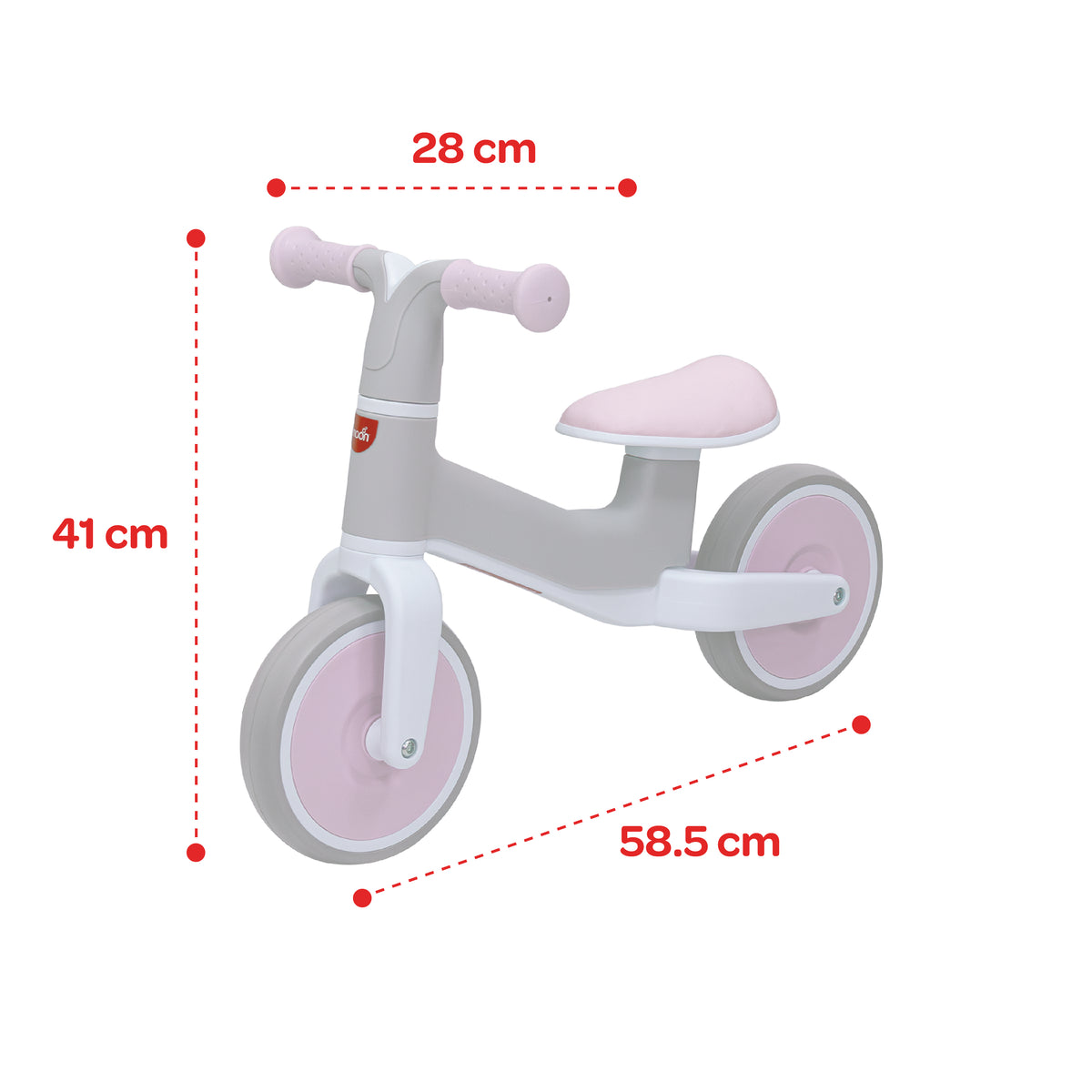 MOON Swift Baby Balance Bike-pink