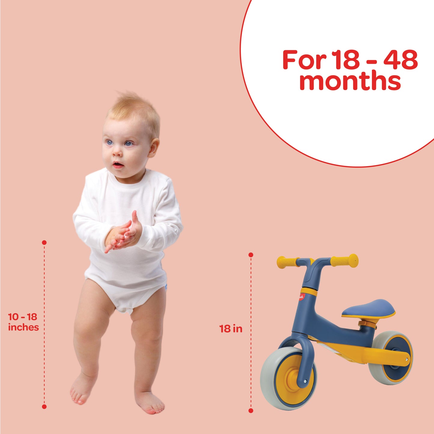 MOON Little Marvel Baby Balance Bikes