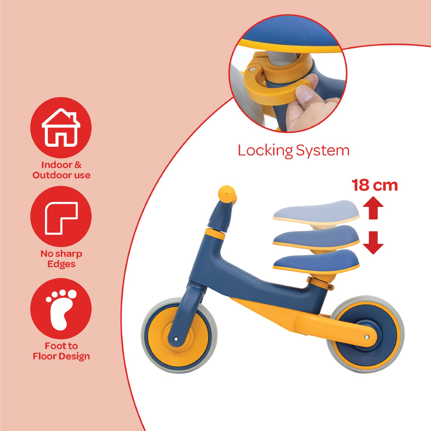 MOON Little Marvel Baby Balance Bikes