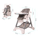 MOON Trestle Foldable Baby Feeding/Dinning Highchair-Black