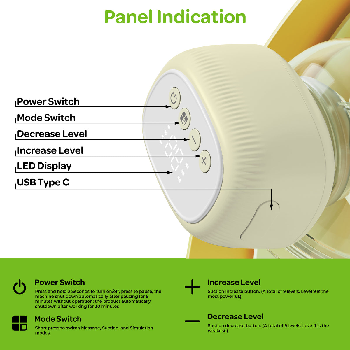 MOON Wearable Double Electric Breast Pump – Hands-Free