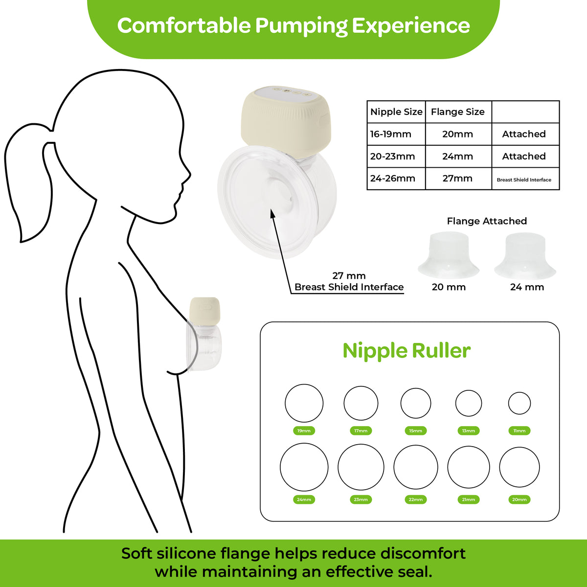 MOON Wearable Double Electric Breast Pump – Hands-Free
