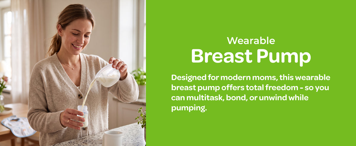 MOON Wearable Electric Breast Pump – Hands-Free Single Pump