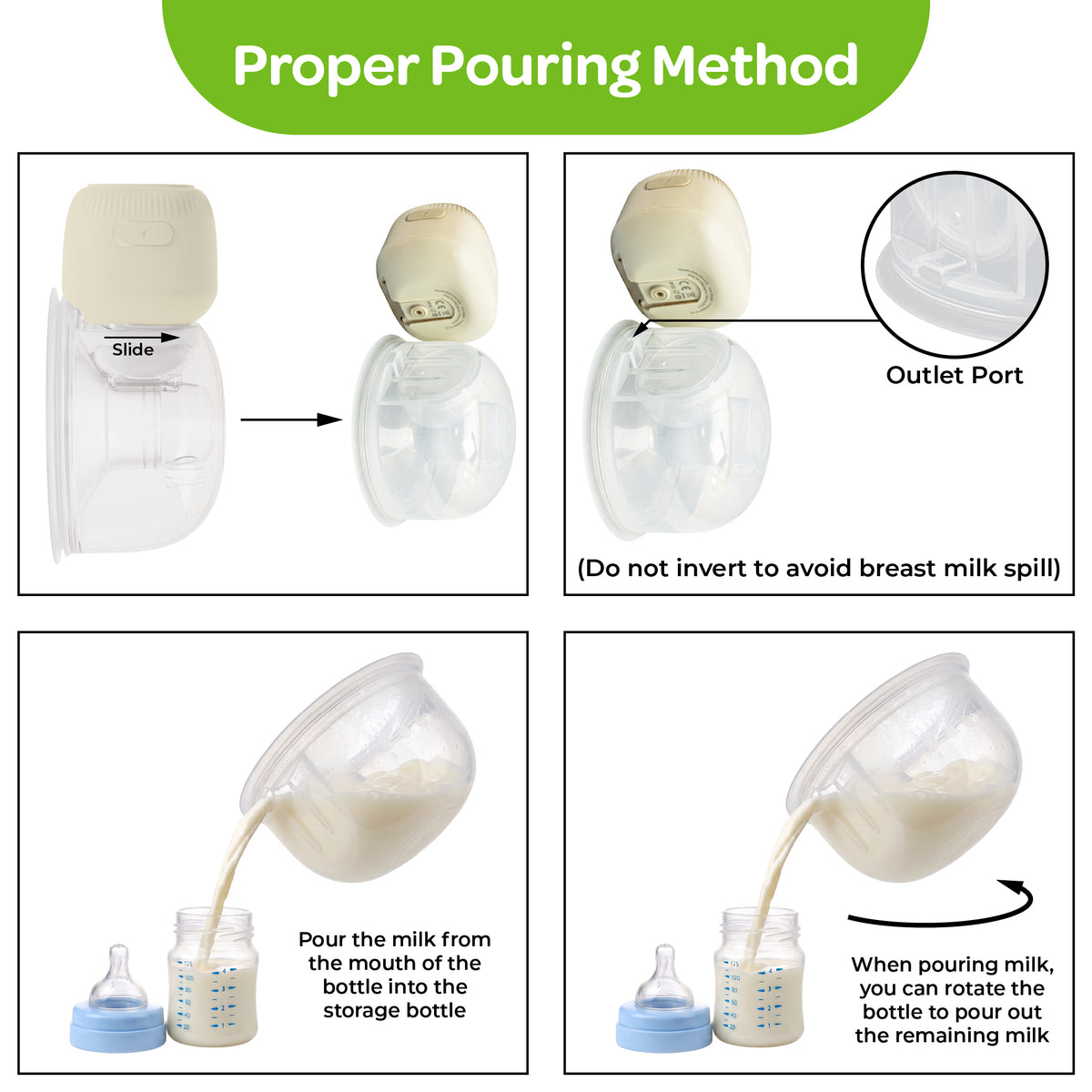 MOON Wearable Electric Breast Pump – Hands-Free Single Pump