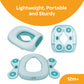 MOON Travel Baby Potty Seat (Blue) / MOON Disposable Toilet Seat Cover (Dino, 66 x 63 cm)