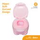 MOON Baby Potty Hippo with PU Cushion (Pink) / MOON Disposable Toilet Seat Cover (Dino, 66 x 63 cm)