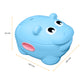 MOON Baby Potty Hippo with PU Cushion (Blue) / MOON Disposable Toilet Seat Cover (Dino, 66 x 63 cm)