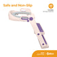 MOON Kids Step Stool Potty Trainer Seat (Pink and Purple) / MOON Disposable Toilet Seat Cover (Dino, 66 x 63 cm)