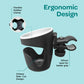 MOON Universal Cup Holder-360 Degree Rotating-Black