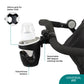 MOON Universal Cup Holder-360 Degree Rotating-Black