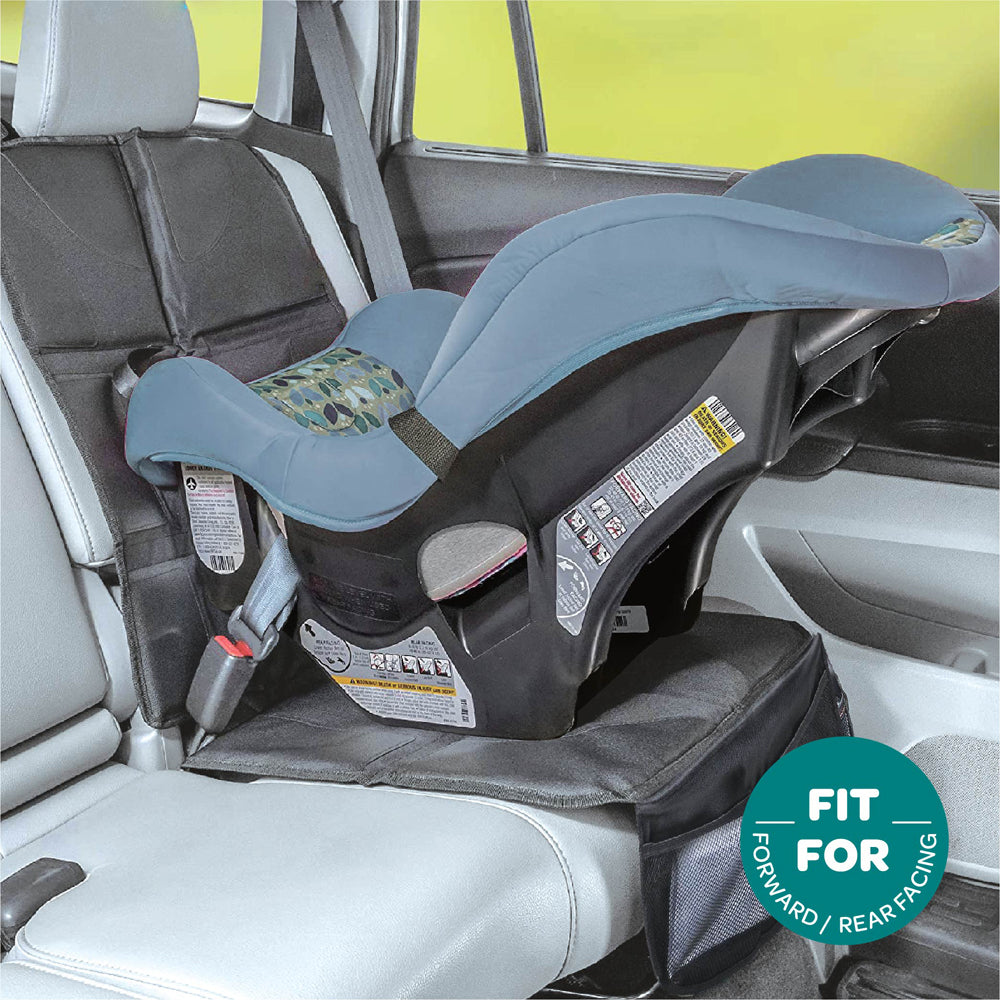 MOON Waterproof Car Seat Protector for Car Seat- Black Prismatic
