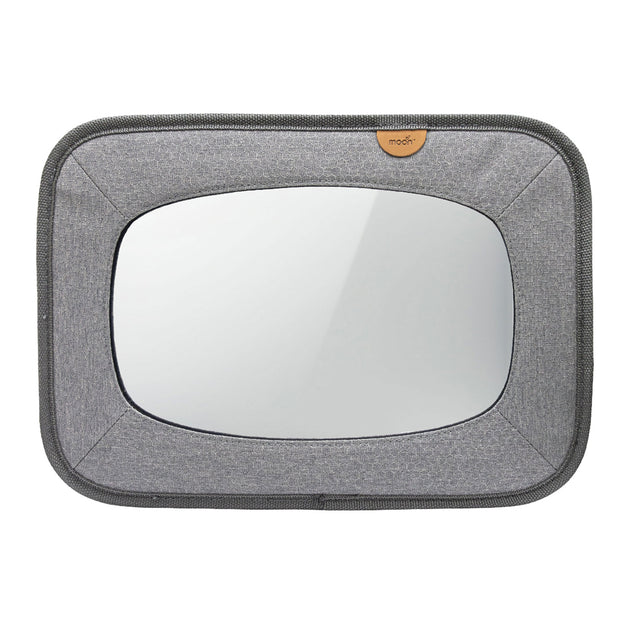 MOON Baby Back Seat Mirror - Universal Fit, Anti-Slip, 360-Degree -Black Twill