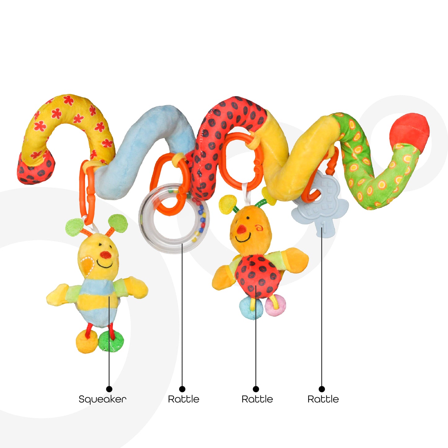 MOON Spiral Activity Toy - Animals