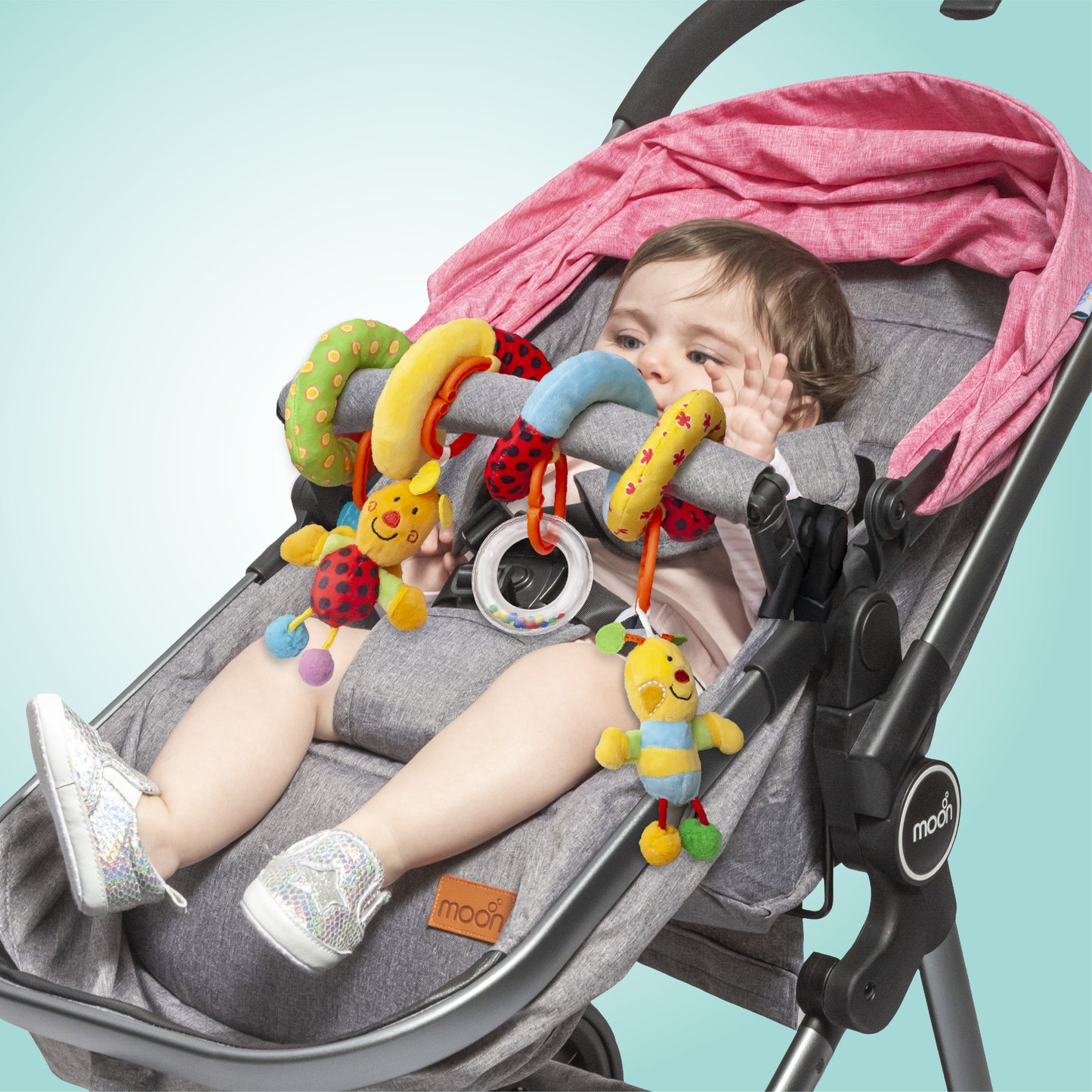 MOON Spiral Activity Toy - Animals