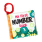 MOON Chirpy Playmat - Jungle Friends / MOON Organic Feeding Nursing Pillow (White, Organic Fabric) / MOON Soft Cloth Book - Numbers