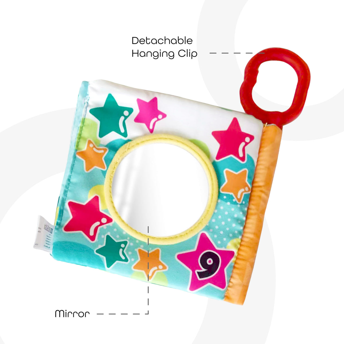 MOON Perky Playmat (Garden) / MOON Organic Feeding Nursing Pillow (White, Organic Fabric) / MOON Soft Cloth Book (Numbers) - The Moon Brand™