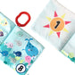 MOON Perky Playmat (Teapot Bear) / MOON Organic Feeding Nursing Pillow (White, Organic Fabric) / MOON Soft Cloth Book (Numbers)