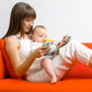 MOON Perky Playmat (Garden) / MOON Organic Feeding Nursing Pillow (White, Organic Fabric) / MOON Soft Cloth Book (Numbers)