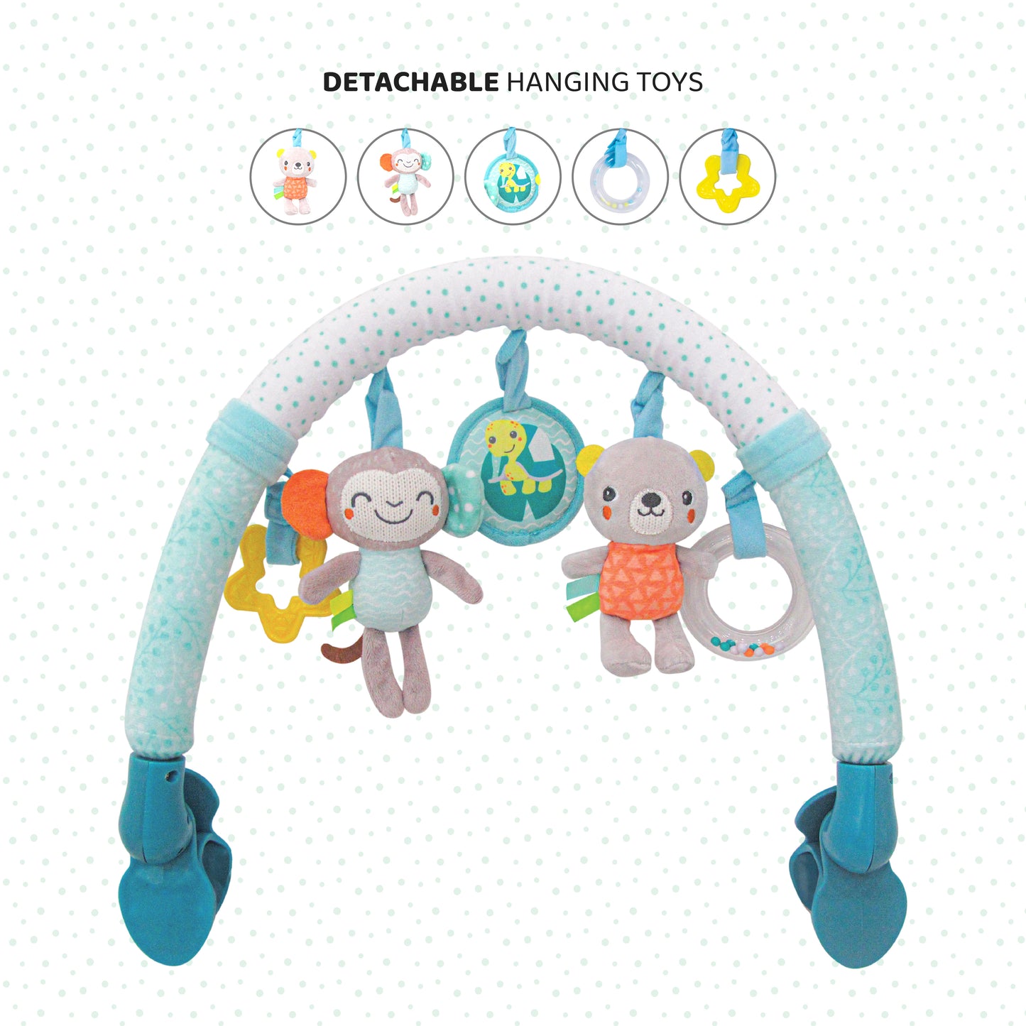 MOON Spiral Activity Toy - Animals