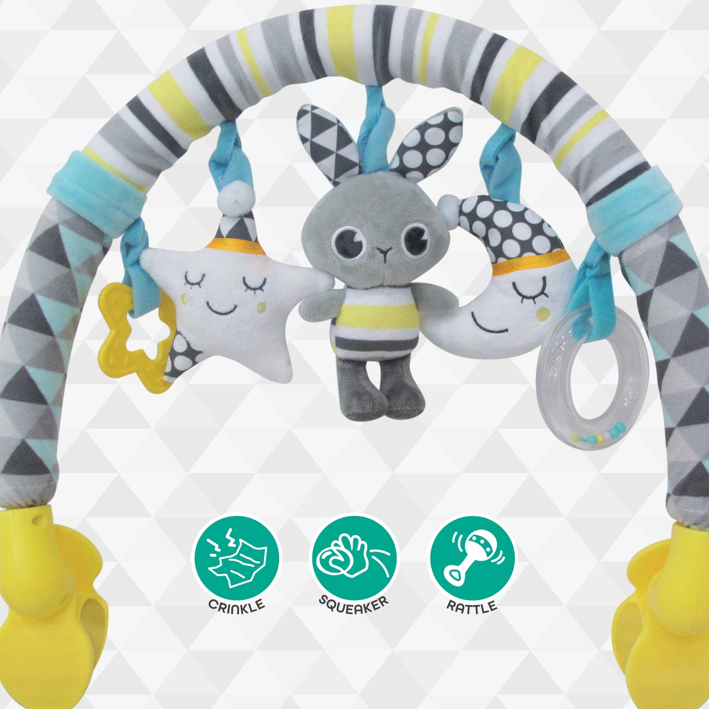 MOON Spiral Activity Toy - Animals