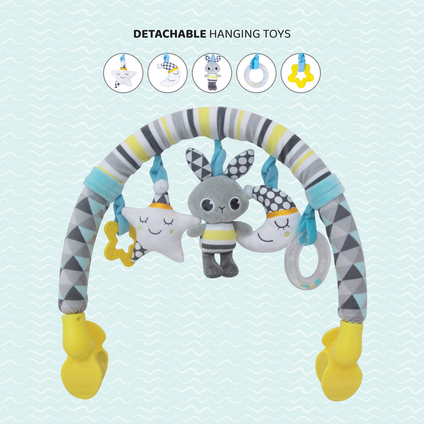 MOON Spiral Activity Toy - Animals