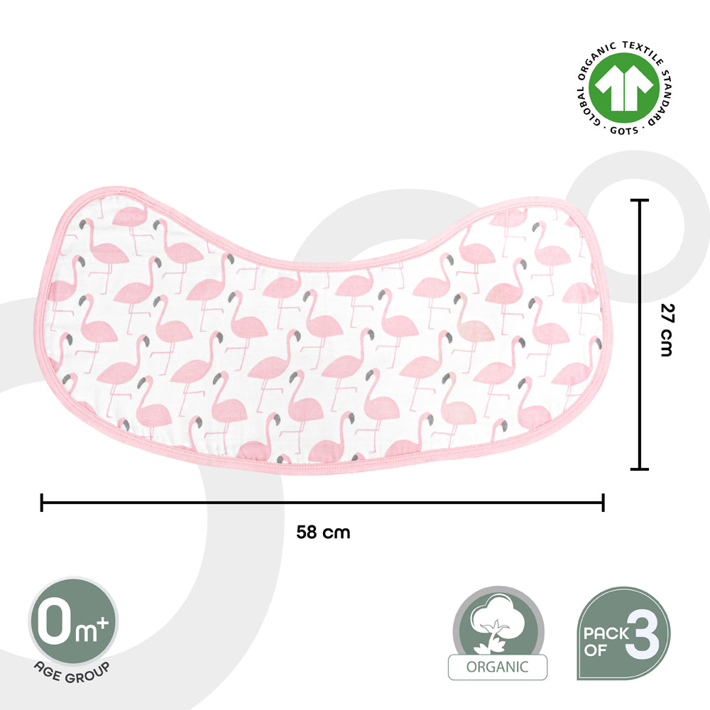 MOON Organic Burpy Cloth. (8 Layer)-Bear, Forest,& grey