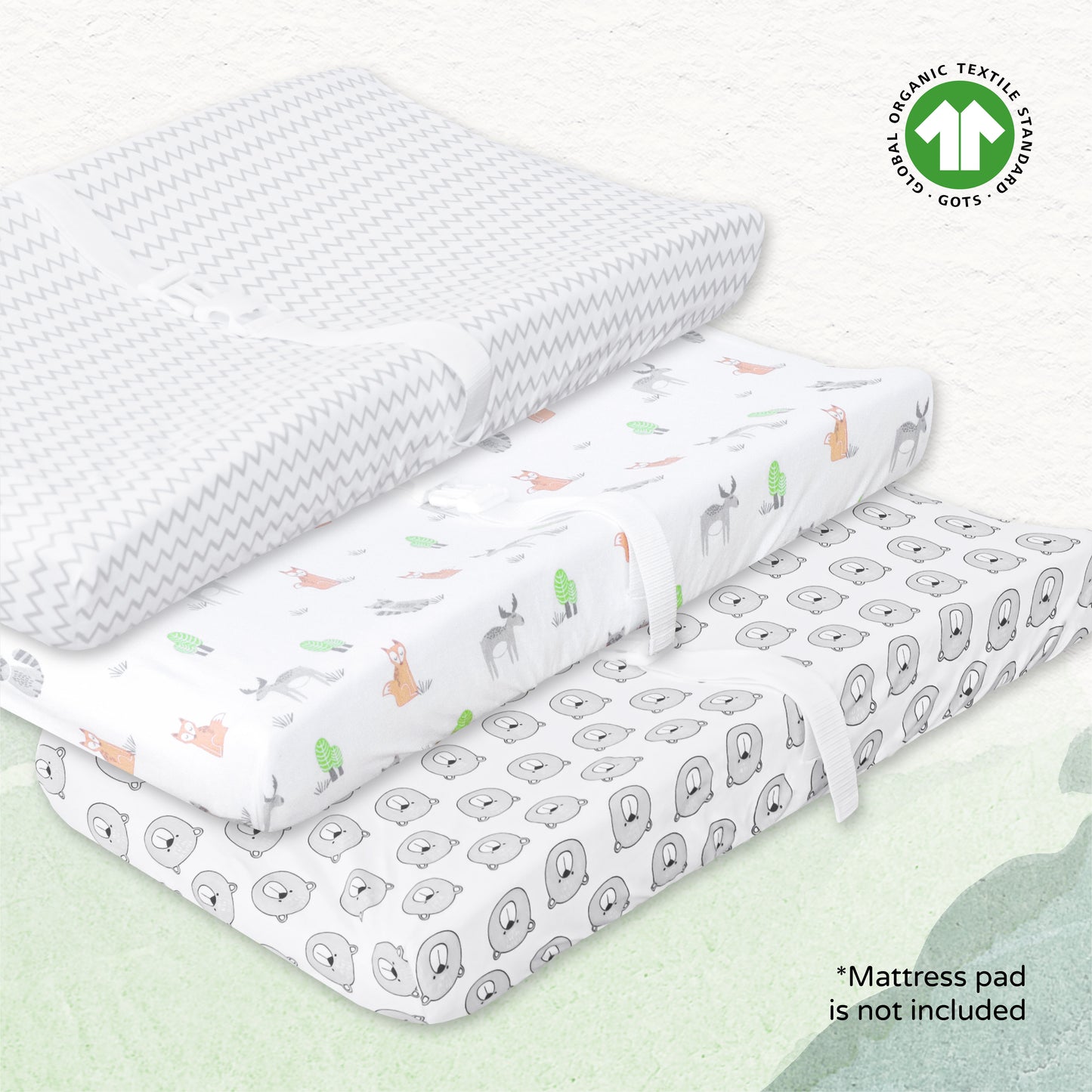 MOON Changing pad sheets 3 IN 1 PACK
