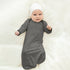 MOON Organic Sleep gown set of 2, Orange and Forest Print