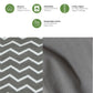 MOON Swing Circle / MOON Organic Sleep Gown Set of 2 (Grey and Zigzag Print) / MOON Tiny Tots Foot Rattle / MOON Baby Teether Rattle - Soft Ball