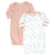 MOON Organic Sleep gown set of 2, Orange and Forest Print