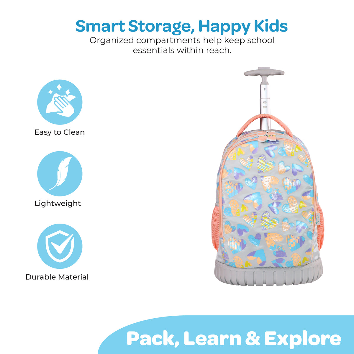 MOON  3 in 1 Kids Trolley Set