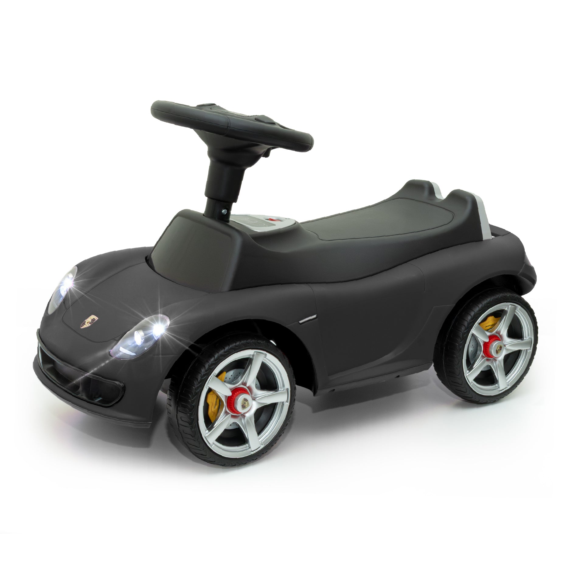 MOON Mini Motors Porsche Carrera GT Foot-to-Floor Ride-On ,1.5-5 Years-Black