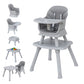 MOON 6 in 1 High Chair-Blue