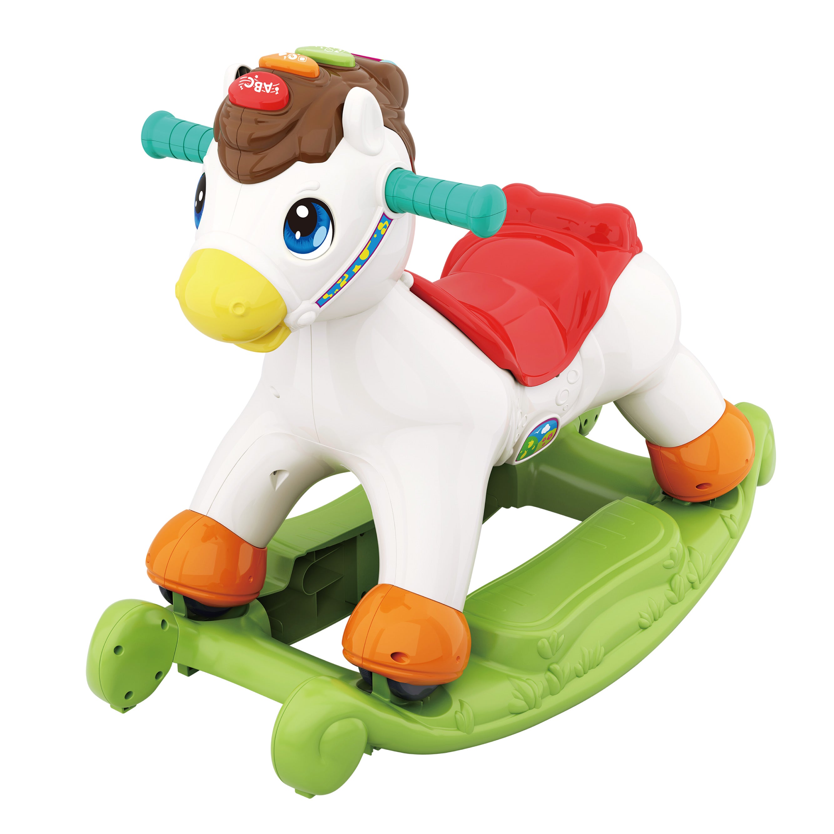 MOON 2 IN 1 ROCKING/RIDING PONY