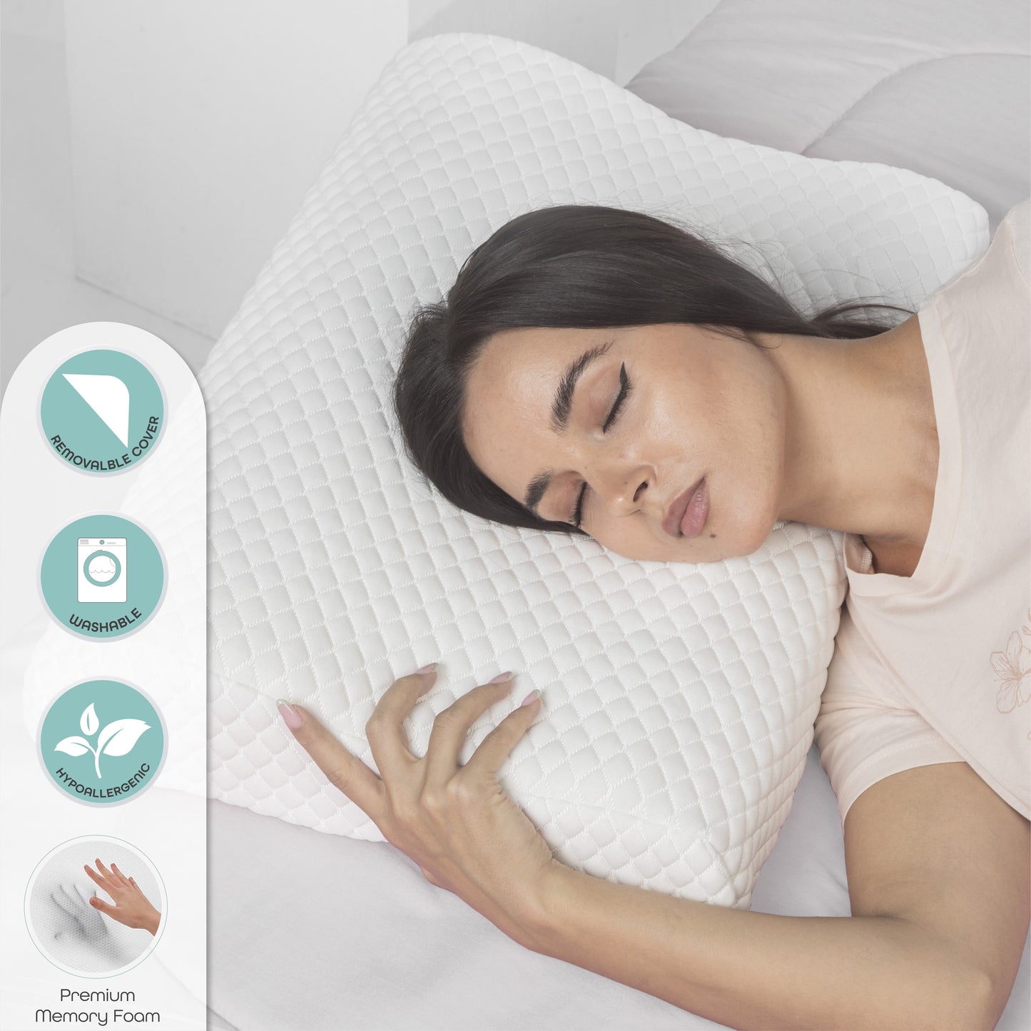 MOON  CONTOUR  Memory Foam Pillow,