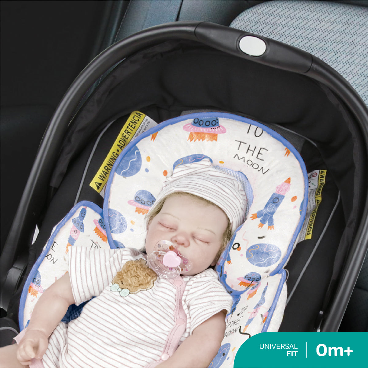 MOON Body Support Cushion-Car seat Pad Seat Warm Pad-Washable support pillow for new-born-Rockets - The Moon Brand™