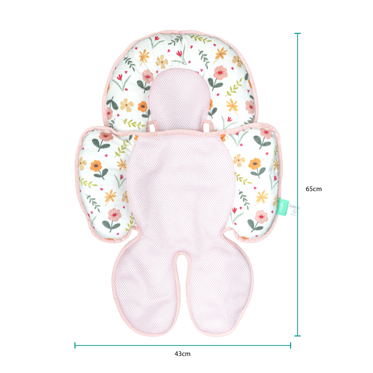 MOON Body Support Cushion-Car seat Pad Seat Warm Pad-Washable support pillow for new-born-Flowers - The Moon Brand™