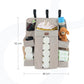 MOON Wooden Portable Crib Brown / Baby Crib Organizer  / Crib & Pram Mattress (Classic Foam Moses Basket Mattress)
