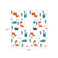 MOON Travel Baby Potty Seat (Blue) / MOON Disposable Toilet Seat Cover (Dino, 66 x 63 cm)