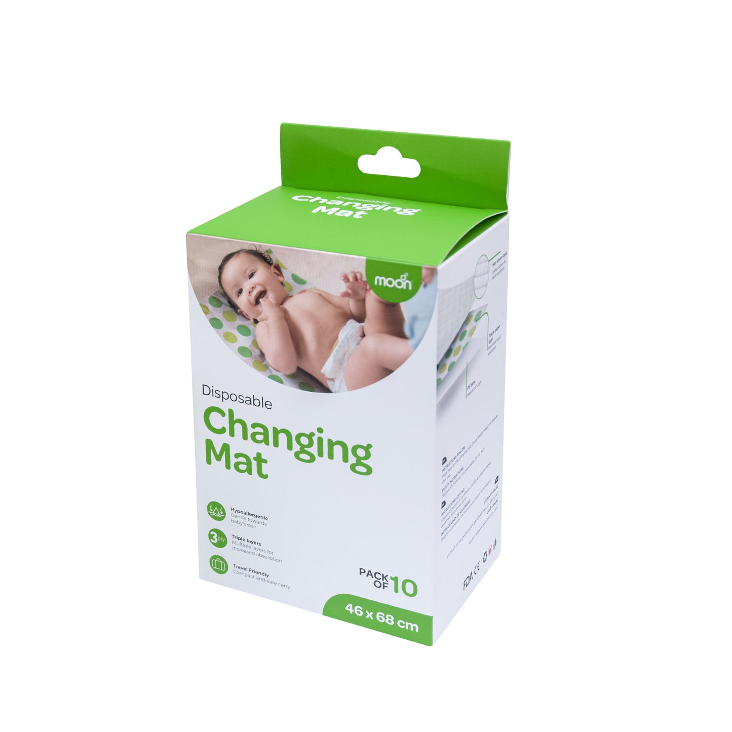 MOON Disposable change mat (46 x 68 cm)