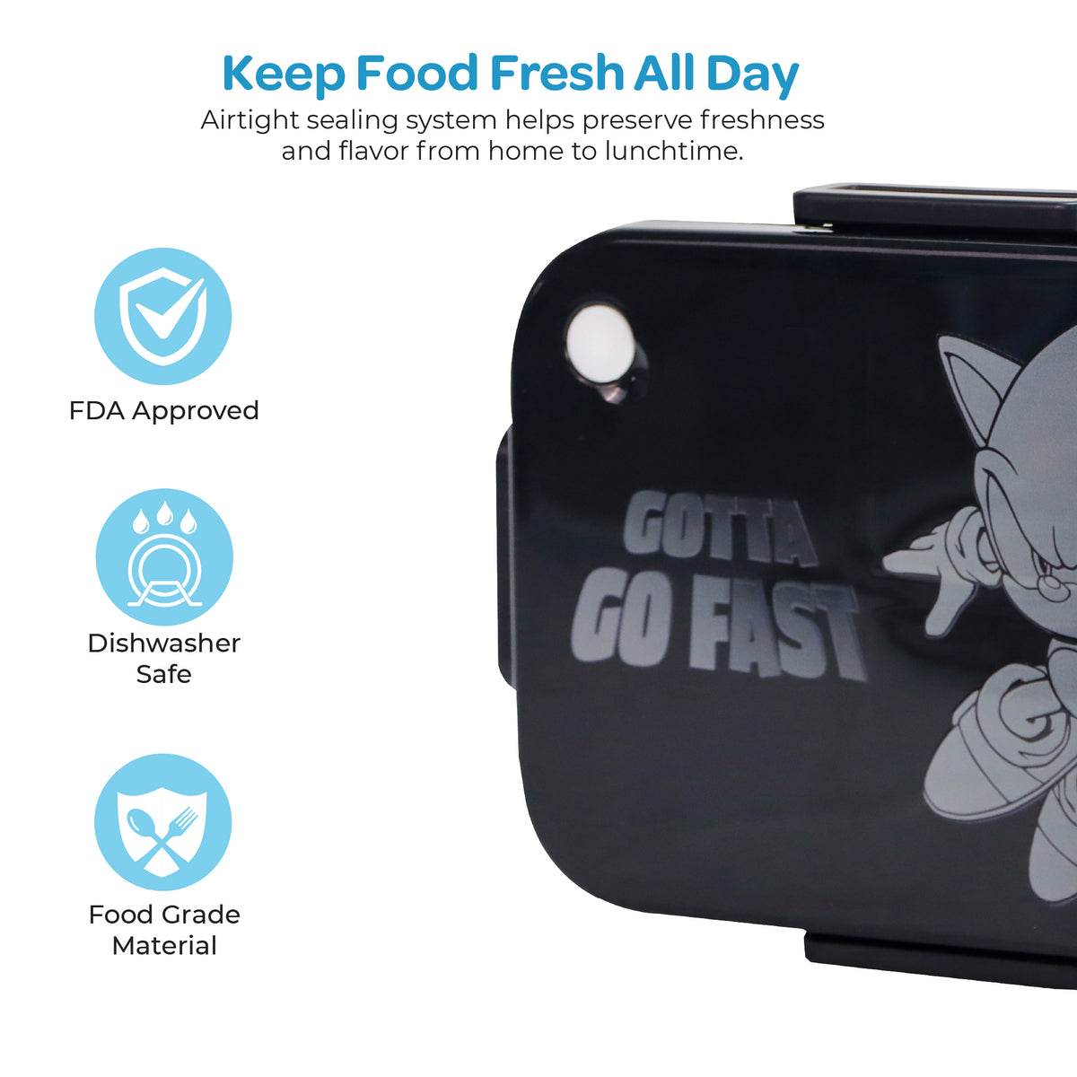 MOON Sonic Kids Lunch Box — The Moon Brand product image