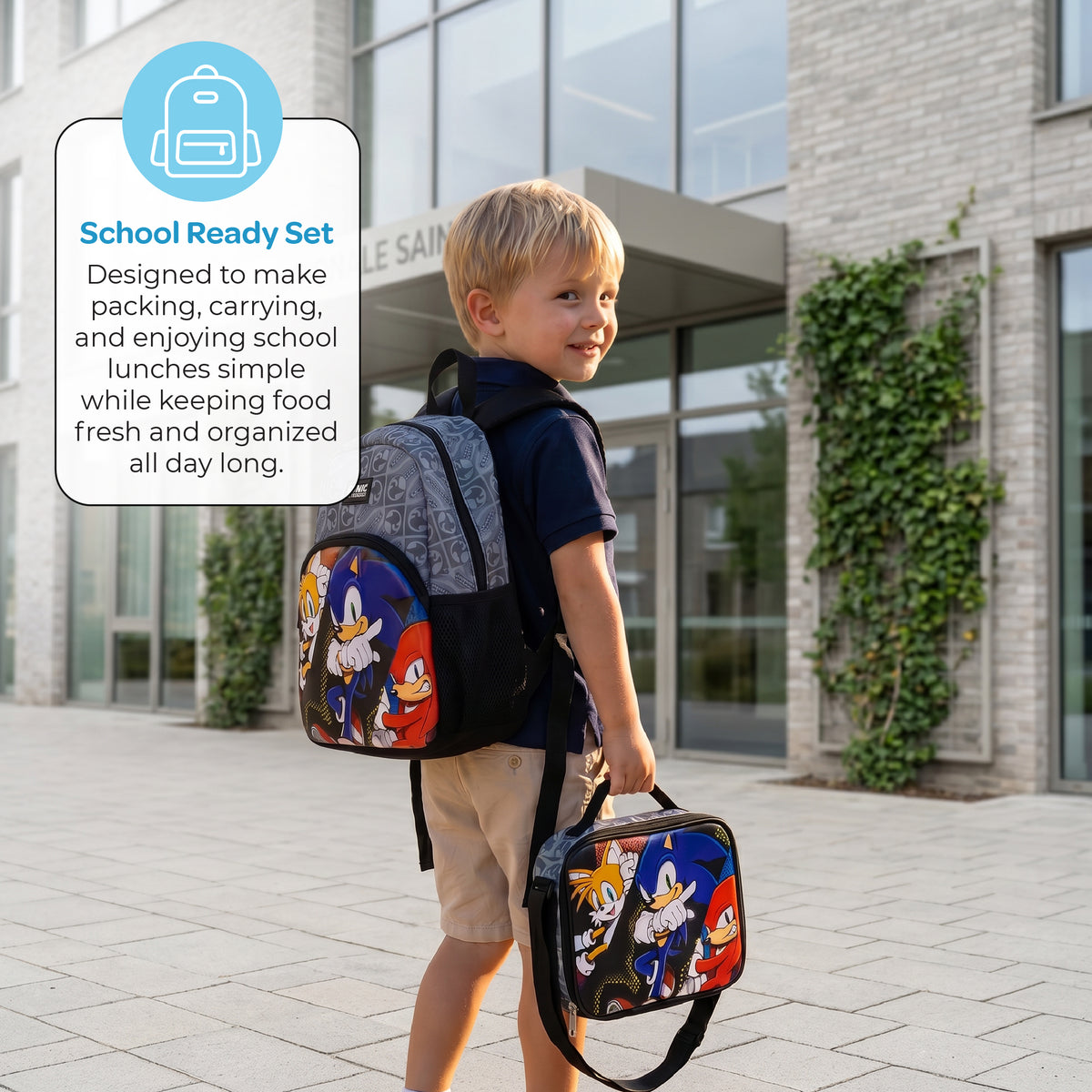 MOON Sonic Kids Lunch Box — The Moon Brand product image