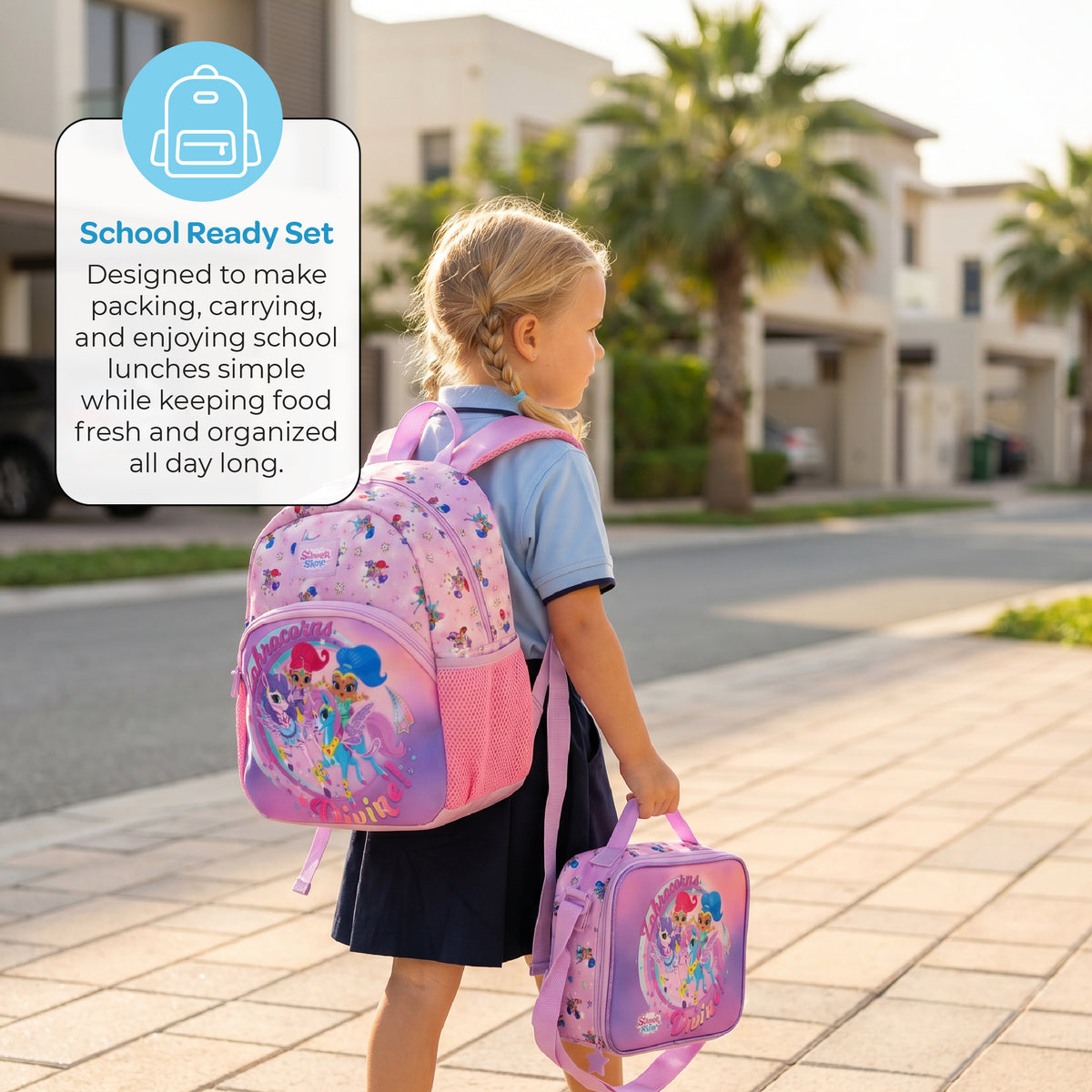 MOON Shimmer and Shine Kids Lunch Box — The Moon Brand product image