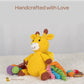 MOON Handcrafted Crochet  Toy with Ring & Clip Hanger-Giraffe