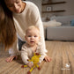 MOON Handcrafted Crochet Toy with Cuddle Ring -Giraffe
