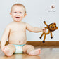MOON Handcrafted Crochet  Toy with Cuddle Ring - Lion