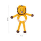 MOON Handcrafted Crochet  Toy with Cuddle Ring - Lion